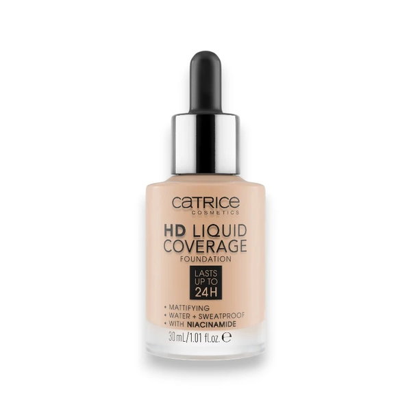 Catrice HD Liquid Coverage Foundation 010 Light Beige 30 ml – Podkład Kryjący